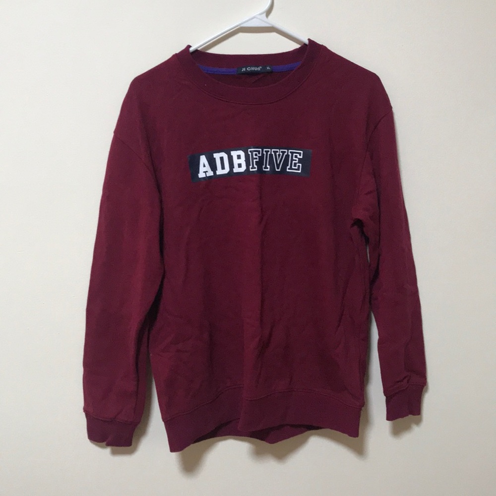 Couple Red Long Sleeve Sweater